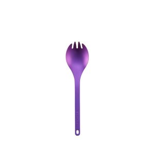 Snow Peak Anodized Titanium Spork – Colored